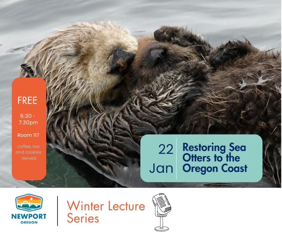 Read more about the article Newport Winter Speaker Series – Restoring Sea Otters in Oregon